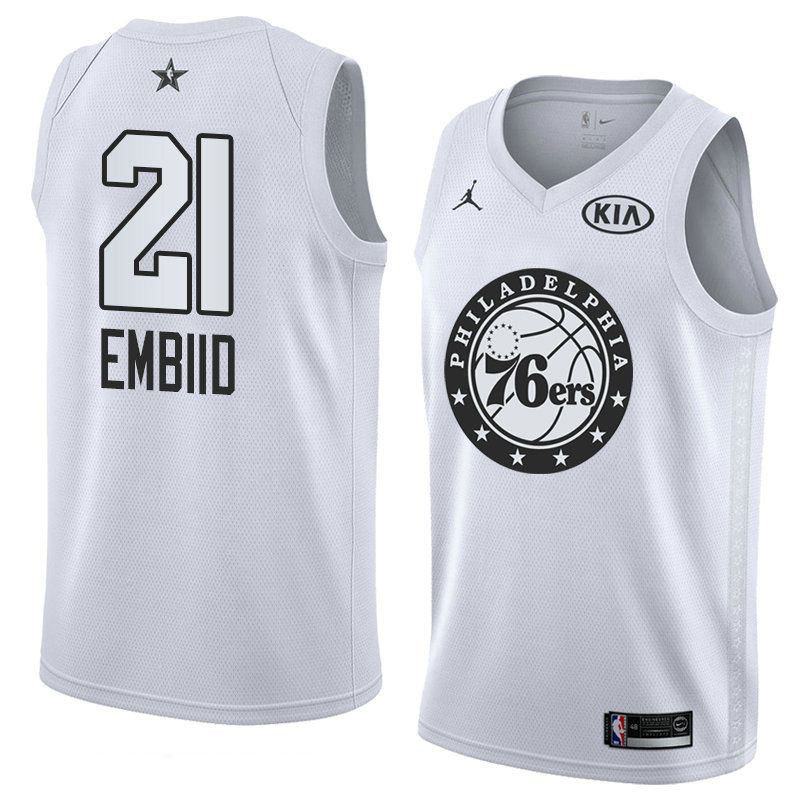 Joel Embiid - 2018 All-Star White - Cliquez sur l'image pour la fermer